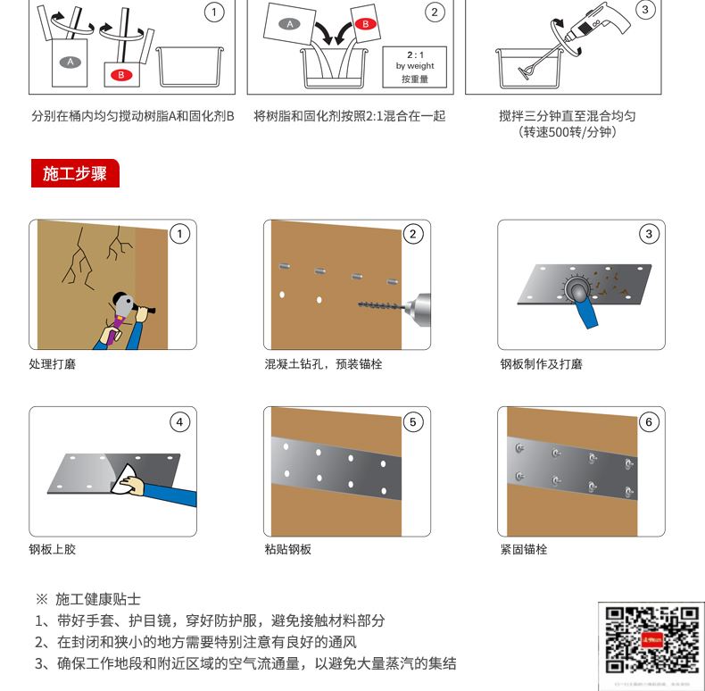 包钢卡若粘钢加固施工过程